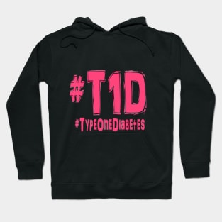 #T1D Pink Hoodie